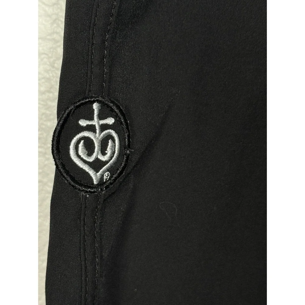 Jamey Crack Skull Men's Swim  Shorts Unisex Size 29 Black‎ Missing Drawstring